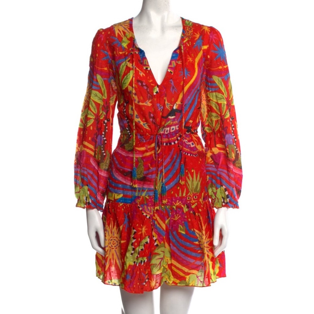 Farm Rio Magic Forest Mini Dress, L